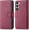imoshion Hoesje - Geschikt voor Samsung Galaxy S23 - Luxe Bookcase - Bordeaux