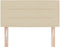 vidaXL - Hoofdbord - met - Lijnenontwerp - - - Crème - - - 80 - cm - - - Stof