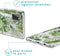 iMoshion Hoesje Geschikt voor Samsung Galaxy A41 Hoesje Siliconen - iMoshion Design hoesje - Groen / Transparant / Monstera Leaves