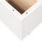 vidaXL - Plantenbak - 60x60x49,5 - cm - massief - grenenhout - wit