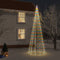vidaXL - Kerstboom - met - grondpin - 732 - LED's - meerkleurig - 500 - cm