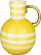 Mica Decorations Bazaar Vaas - Glas - H21 x Ø18 cm - Geel