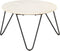 vidaXL - Salontafel - 65x65x42 - cm - echt - steen - met - marmeren - textuur - wit