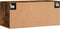 vidaXL - Wandkast - 80x36,5x35 - cm - bewerkt - hout - gerookt - eikenkleurig