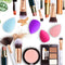 15 delige Make-up kwasten marmerlook - hoge kwaliteit - synthetisch - make-upspons