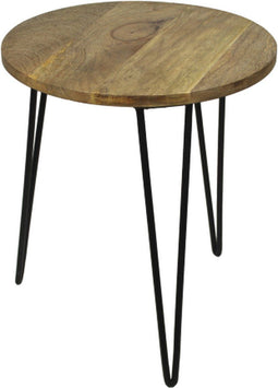 HSM Collection Bijzettafel - naturel/zwart