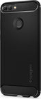 Spigen Rugged Armor - Soft case - Krasbestendig Schokbestendig - Zwart