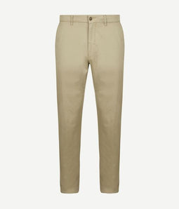 LeitFeuer Heren Chinobroek - Lange Pijpen - Beige - Toelopende Broekspijp - Maat 52