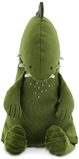 Trixie Knuffel - Mr. Dino - Dieren Pluche - Dinosaurus - Eerste knuffel voor Baby - 100% biologisch katoen - Groot