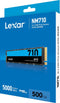 Lexar NM710 - M.2 2280 PCIe Gen4x4 NVMe SSD - 500GB 5000MB/s lezen 2600MB/s schrijven