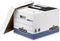 Bankers Box archiefdozen System, blauw wit, pak van 2 stuks