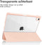 imoshion Tablet Hoes - Geschikt voor iPad Air 5 (2022) / Air 4 (2020) / Air 11 inch (2025) M3 / Air 11 inch (2024) M2 - Trifold Hardcase Bookcase - Roze