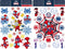 Raamsticker.plastic spiderman l12cm