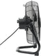 Vloerventilator 3 snelheden 100 W 55 cm zwart