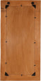 vidaXL - Wandspiegel - 60x60 - cm - massief - gerecycled - hout