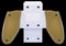 PowerA NSAC0059-01 - Joy-Con Comfort Grip - Ergonomisch ontwerp met rubberen grepen - Goud/Wit
