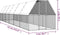 vidaXL - Kippenhok - 2x12x2 - m - gegalvaniseerd - staal