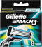 Gillette Mach3 - Scheermesjes - Dicht op de huid - 8 stuks