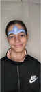 Snazaroo 3-Colour Split Cake - Schmink - Winterse kleuren - Electric Silver Sky Blue White (28 g)