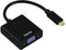 Hama USB-C/VGA - Kabel - USB 2.0 type-C naar VGA - Zwart
