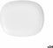 Serveerschaal Luminarc Sweet Line Rechthoekig Wit Glas (28 x 33 cm) (24 Stuks)