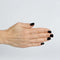 LAUED Nagelstickers - Nail Wraps - 16 Extreem Dunne Nagellak Stickers - Manicure Nail Art Folie - Black Goddess