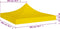 vidaXL - Partytentdak 270 g/m² - 2x2 m UV- en waterbestendig - Geel