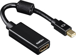 Hama Adapter mini DisplayPort - HDMI - Full-HD tot 1920 x 1080 - Zwart