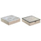 Box for Infusions DKD Home Decor Blauw Wit Zwart Natuurlijk Metaal Kristal Hout MDF 24 x 24 x 6,5...
