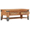vidaXL - Salontafel - 110x52x45 - cm - massief - acaciahout
