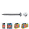 Schroefdoos CELO vlox b Verzinken Ø 3 x 15 mm Volledige draad (1000 Unidades)