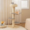 Coast Krabpaal - Kattentoren 120 cm - Dikke sisal krabpalen en hangmat - Grijs