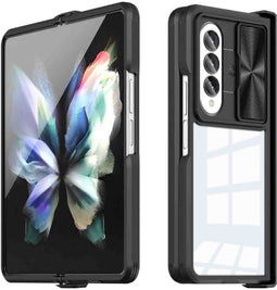 imoshion Hoesje Geschikt voor Samsung Galaxy Z Fold 4 Hoesje - imoshion Camslider Backcover - Zwart