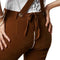 dressforfun Lederhose Walchensee M - Verkleedkleding - Kniehoogte - Bruin