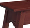vidaXL - Wandtafel - 110x30x75 - cm - massief - mahoniehout - bruin