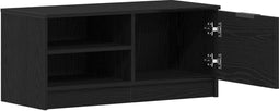 vidaXL - TV-kast - Zwart - Eiken - 80x35x36,5 - cm - Geengineerd - Hout