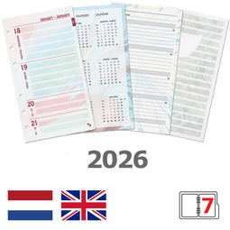 Kalpa - Agendavulling 2026 kalpa personal bloemen 7d/2p