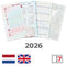 Kalpa - Agendavulling 2026 kalpa personal bloemen 7d/2p
