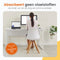 Goliving Vloerbeschermer bureaustoel – Bureaustoelmat – PVC – Geluiddempend – Voor harde vloeren – 120 x 150 cm – Transparant