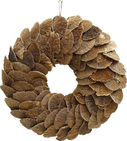 PTMD Gedroogde Botanische Krans - Ø30 cm - Bruin