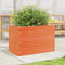 vidaXL - Plantenbak - 70x40x46 - cm - massief - grenenhout - wasbruin