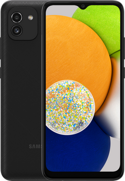 SAMSUNG Galaxy A03 - Smartphone - 64 GB - 48 + 2 MP - Zwart