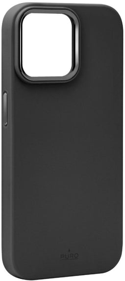 Puro iPhone 15 Pro - Soft case - Krasbestendig - Zwart