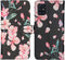 iMoshion Hoesje Geschikt voor Samsung Galaxy A51 Hoesje Met Pasjeshouder - iMoshion Design Softcase Bookcase - Zwart / Roze / Blossom Watercolor Black