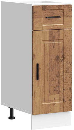 vidaXL - Keuken - onderkast - "Porto" - bewerkt - hout - oud - houtkleurig