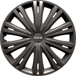 Gorecki Giga - Wieldoppenset 14 inch - Antraciet (set van 4)