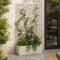Mica Decorations Sapri - Plantensteun - Plantenbak met Klimrek - Offwhite