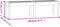 vidaXL - Tuinbank - 2-zits - 159,5x44x45 - cm - massief - grenenhout