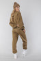 Colourful Rebel Uni Loose Fit Sweat Jogger - Regular lengte - Zilveren CR branding - Light Army (M)