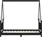 vidaXL - Kinderbedframe - 80x160 - cm - massief - grenenhout - zwart